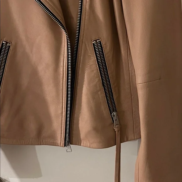 Women's All Saints Leather Jacket - Picture 4 of 5
